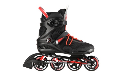 ŁYŻWOROLKI NA14124 BLK ROZM. 46 /NILS