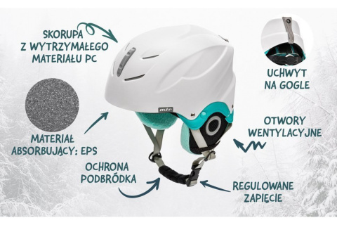 KASK NARCIARSKI LUMI-W ROZM. S 53-55CM /METEOR