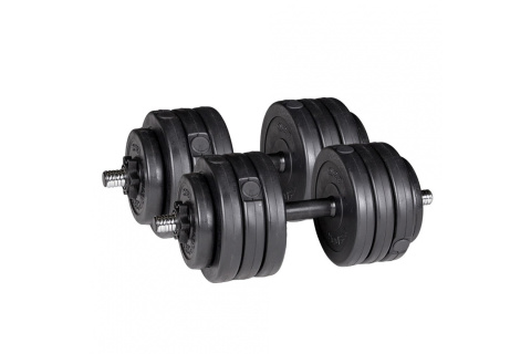 ZESTAW HANTLI CEM 2x17,5KG /INSPORTLINE