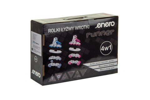 ŁYŻWOROLKI 4W1 26-29 RÓŻOWE /ENERO ŁYŻWOROLKI 4W1 26-29 RÓŻOWE /ENERO