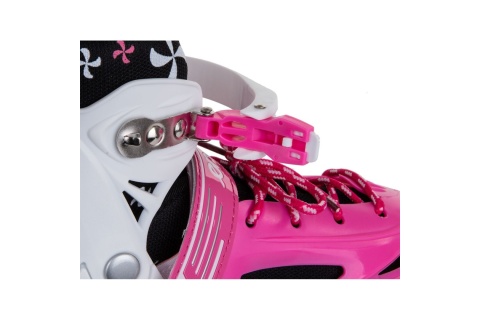 ŁYŻWOROLKI 4W1 30-33 RÓŻOWE /ENERO