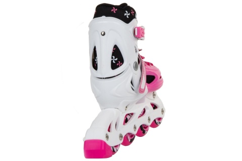 ŁYŻWOROLKI 4W1 30-33 RÓŻOWE /ENERO