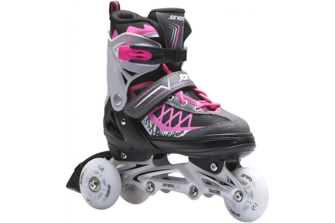 ŁYŻWOROLKI 4W1 LED 30-33 /ENERO PRO