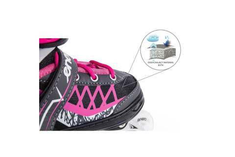 ŁYŻWOROLKI 4W1 LED 30-33 /ENERO PRO