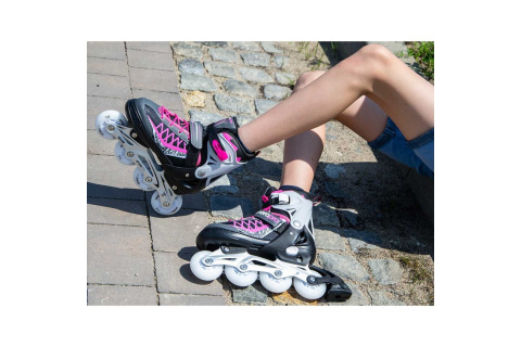 ŁYŻWOROLKI 4W1 LED 30-33 /ENERO PRO