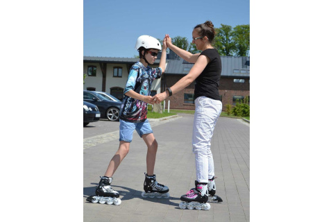 ŁYŻWOROLKI 4W1 LED 30-33 /ENERO PRO