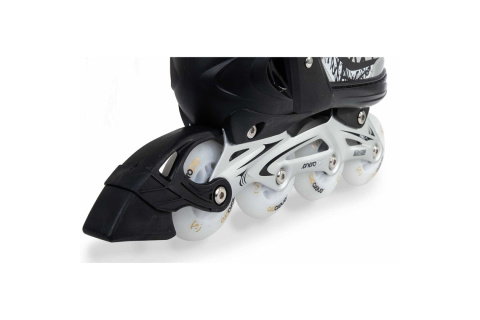 ŁYŻWOROLKI 4W1 LED 34-37 SZARE /ENERO PRO ŁYŻWOROLKI 4W1 LED 34-37 SZARE /ENERO PRO