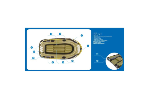 PONTON FISHMAN 300 252X125X26CM /JILONG PONTON FISHMAN 300 252X125X26CM /JILONG