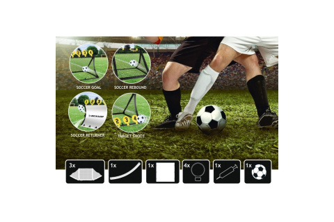 BRAMKA TRENINGOWA 4W1 Z PIŁKĄ 75X78X58CM /DUNLOP