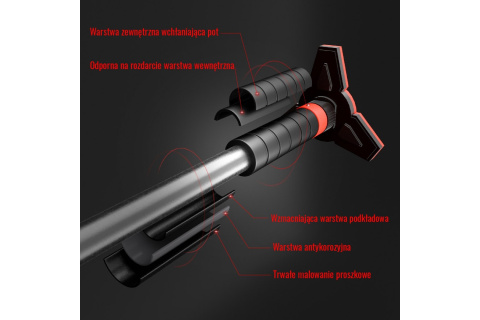 DRĄŻEK ROZPOROWY Z POZIOMICĄ 65-100 CM /HMS DRĄŻEK ROZPOROWY Z POZIOMICĄ 65-100 CM /HMS