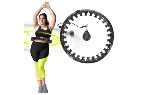 ZESTAW HULA HOP PLUS SIZE HHW12 BLACK + PAS BR163 /HMS ZESTAW HULA HOP PLUS SIZE HHW12 BLACK + PAS BR163 /HMS
