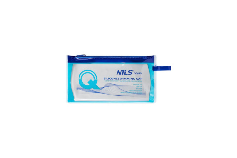 CZEPEK PŁYWACKI SILIKONOWY DOTS G /NILS AQUA