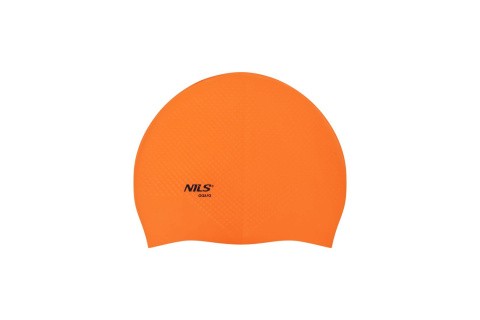 CZEPEK PŁYWACKI SILIKONOWY DOTS O /NILS AQUA