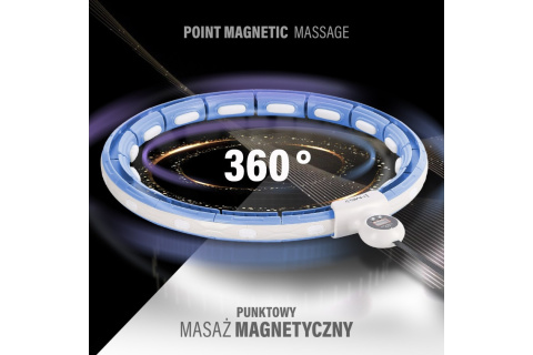HULA HOP Z MAGNESAMI I OBCIĄŻNIKIEM HHM15 B /HMS HULA HOP Z MAGNESAMI I OBCIĄŻNIKIEM HHM15 B /HMS