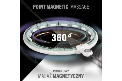 HULA HOP Z MAGNESAMI I OBCIĄŻNIKIEM HHM15 GN /HMS HULA HOP Z MAGNESAMI I OBCIĄŻNIKIEM HHM15 GN /HMS