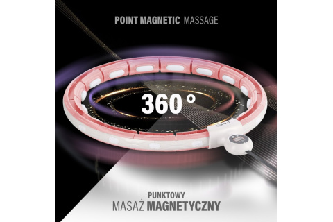 HULA HOP Z MAGNESAMI I OBCIĄŻNIKIEM HHM15 P /HMS HULA HOP Z MAGNESAMI I OBCIĄŻNIKIEM HHM15 P /HMS