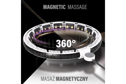 HULA HOP Z MAGNESAMI I OBCIĄŻNIKIEM HHM16 W /HMS HULA HOP Z MAGNESAMI I OBCIĄŻNIKIEM HHM16 W /HMS