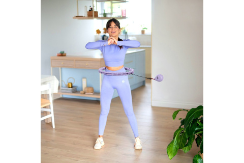 HULA HOP Z WYPUSTKAMI I OBCIĄŻNIKIEM OHA02 V /ONE FITNESS HULA HOP Z WYPUSTKAMI I OBCIĄŻNIKIEM OHA02 V /ONE FITNESS