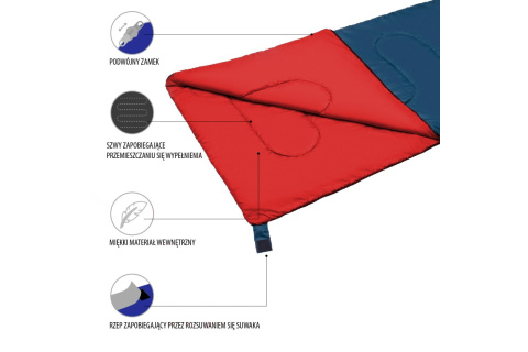 ŚPIWÓR TURYSTYCZNY NC2002 BLR /NILS CAMP