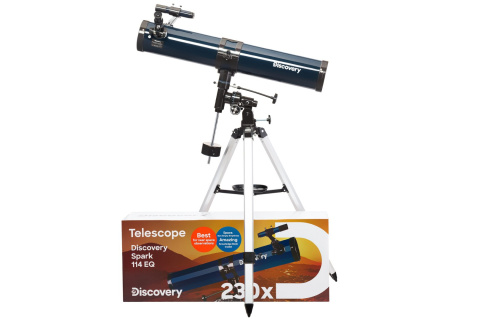 TELESKOP SPARK 114 EQ Z KSIĄŻKĄ /DISCOVERY