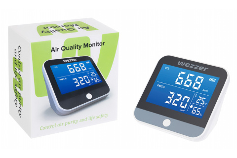 CZUJNIK JAKOŚCI POWIETRZA WEZZER AIR PRO DM30 /LEVENHUK CZUJNIK JAKOŚCI POWIETRZA WEZZER AIR PRO DM30 /LEVENHUK