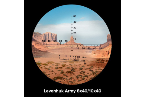 LORNETKA Z CELOWNIKIEM ARMY 8X40 /LEVENHUK LORNETKA Z CELOWNIKIEM ARMY 8X40 /LEVENHUK