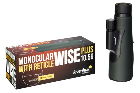 MONOKULAR WISE PLUS Z CELOWNIKIEM 10X56 /LEVENHUK