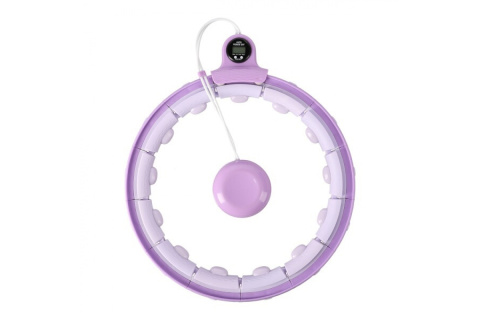 HULA HOP Z OBCIĄŻNIKIEM + LICZNIK FH02 VIOLET /HMS HULA HOP Z OBCIĄŻNIKIEM + LICZNIK FH02 VIOLET /HMS
