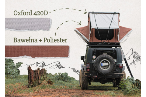 NAMIOT DACHOWY DO SAMOCHODU TRIANGLE MANAM XL /OFFLANDER