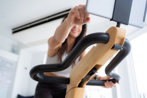 ROWER STACJONARNY BIKE V2 CLASSIC ORZECH Z MONITOREM /NOHRD