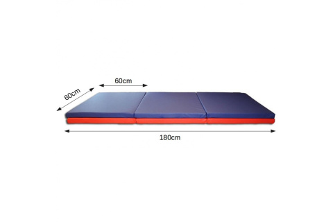 MATERAC DO ĆWICZEŃ PLIAGO 180X60X5 CM NIEBIESKI /INSPORTLINE MATERAC DO ĆWICZEŃ PLIAGO 180X60X5 CM NIEBIESKI /INSPORTLINE