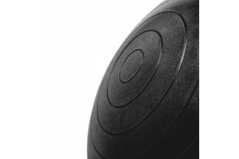 PIŁKA DO ĆWICZEŃ BLACK MASUJACA ANTI-BURST YB02 65CM /HMS