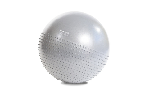 PIŁKA DO ĆWICZEŃ LIGHT GRAY MASUJACA YB03 65CM /HMS