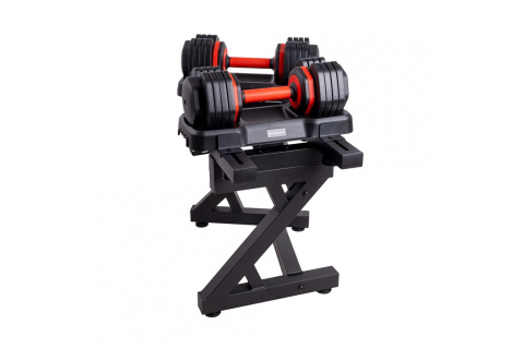 HANTLE REGULOWANE ZE STOJAKIEM DURABELL® 6,5-24,5 KG /INSPORTLINE HANTLE REGULOWANE ZE STOJAKIEM DURABELL® 6,5-24,5 KG /INSPORTLINE