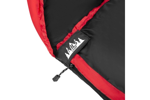 ŚPIWÓR CZARNO-CZERWONY NC2012 /NILS CAMP