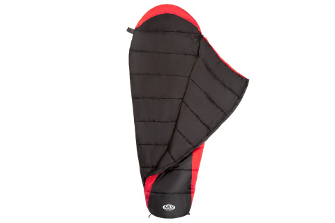 ŚPIWÓR CZARNO-CZERWONY NC2012 /NILS CAMP