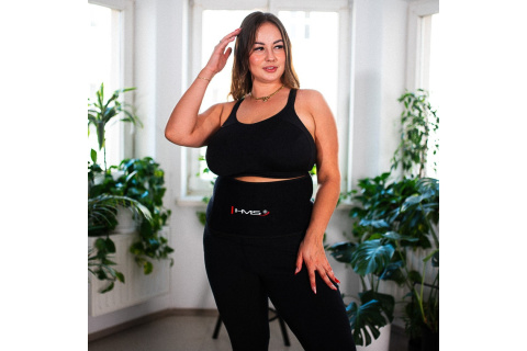 PAS WYSZCZUPLAJĄCY BLACK PLUS SIZE BR163 /HMS PAS WYSZCZUPLAJĄCY BLACK PLUS SIZE BR163 /HMS