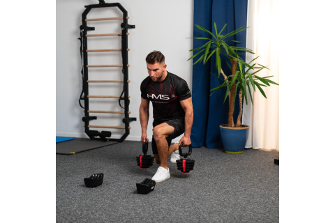 ZESTAW REGULOWANYCH SZTANGIELEK SGR18 PRO SET 3W1 41 KG /HMS ZESTAW REGULOWANYCH SZTANGIELEK SGR18 PRO SET 3W1 41 KG /HMS