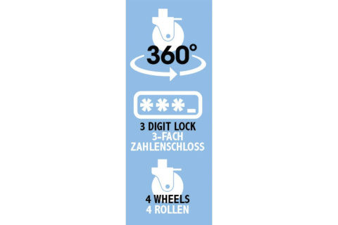ZESTAW 3 WALIZEK 18, 22, 26 CALE SREBERNY /SLAZENGER