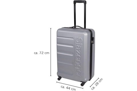 ZESTAW 3 WALIZEK 18, 22, 26 CALE SREBERNY /SLAZENGER