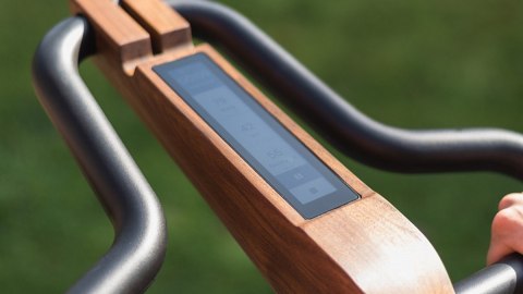 ROWER STACJONARNY BIKE V2 OAK VINTAGE Z MONITOREM /NOHRD