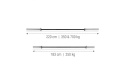 GRYF OLIMPIJSKI 220CM/50MM DO 350 KG /HAMMER GRYF OLIMPIJSKI 220CM/50MM DO 350 KG /HAMMER
