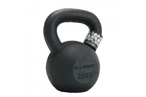 HANTLA KETTLEBELL ŻELIWNA FE0 20KG /ALLRIGHT HANTLA KETTLEBELL ŻELIWNA FE0 20KG /ALLRIGHT