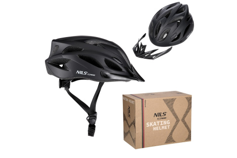 KASK UNIWERSALNY CZARNY ROZM. M (51-60CM) /NILS EXTREME KASK UNIWERSALNY CZARNY ROZM. M (51-60CM) /NILS EXTREME