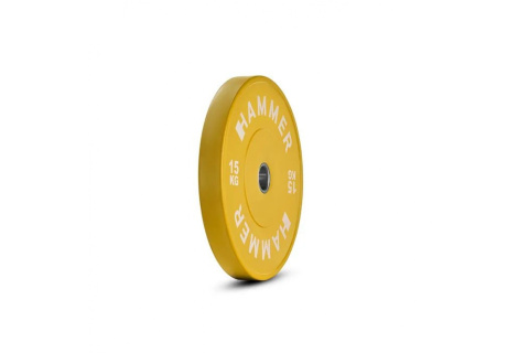 OBCIĄŻENIE GUMOWANE 50MM 15 KG /HAMMER OBCIĄŻENIE GUMOWANE 50MM 15 KG /HAMMER
