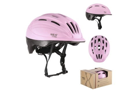 KASK DZIECIĘCY RÓŻOWY ROZM. M(52-56CM) /NILS EXTREME KASK DZIECIĘCY RÓŻOWY ROZM. M(52-56CM) /NILS EXTREME