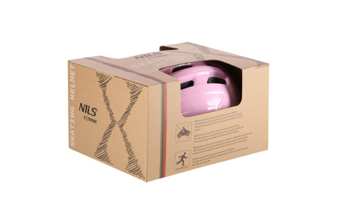 KASK DZIECIĘCY RÓŻOWY ROZM. M(52-56CM) /NILS EXTREME KASK DZIECIĘCY RÓŻOWY ROZM. M(52-56CM) /NILS EXTREME