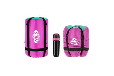 ŚPIWÓR FIOLETOWO-TUKUSOWY NC2008 ROZM. M /NILS CAMP ŚPIWÓR FIOLETOWO-TUKUSOWY NC2008 ROZM. M /NILS CAMP