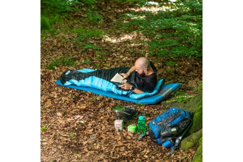 ŚPIWÓR CZARNO-NIEBIESKI NC2012 /NILS CAMP