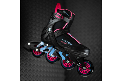 ŁYŻWOROLKI ARMOUR RÓŻOWE ROZM. 43 NA22151 /NILS EXTREME